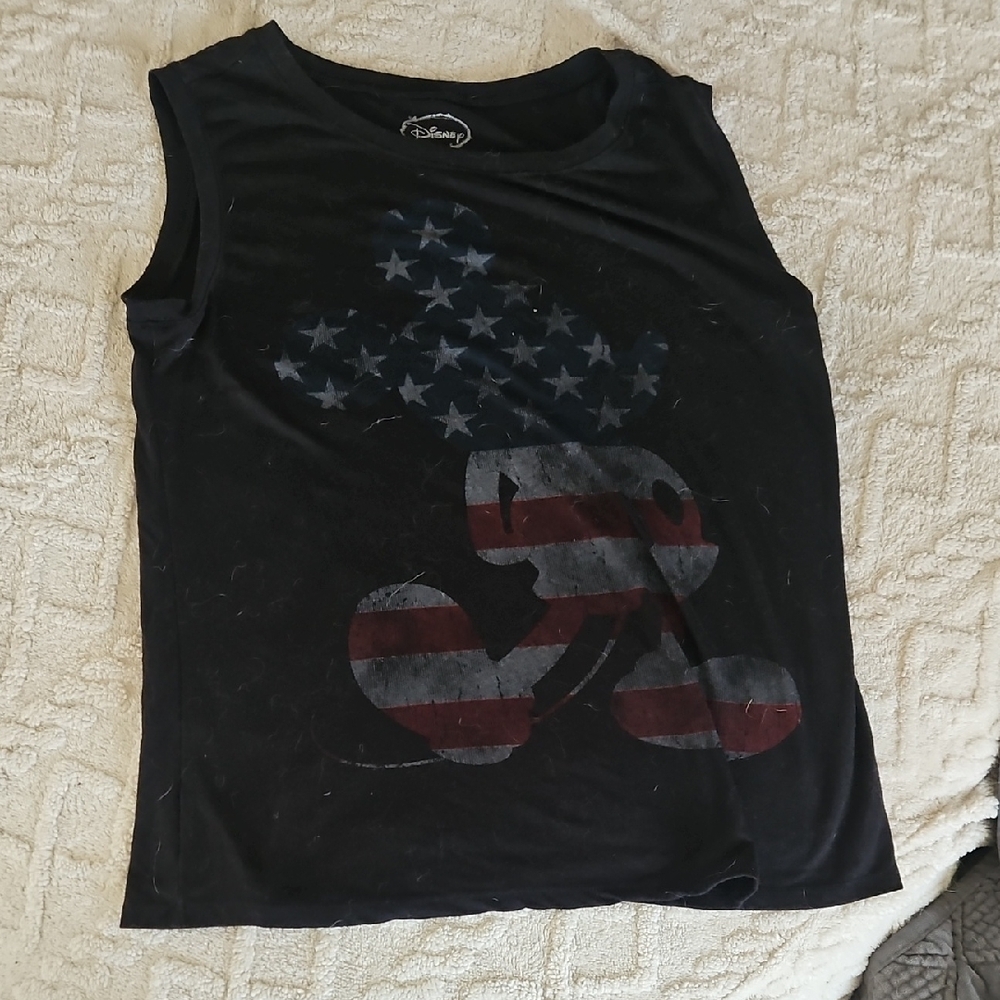 Bundle Sale | 4 for $20 |Disney Black Mickey Mouse Woman's‎ Tank Top Size Large
